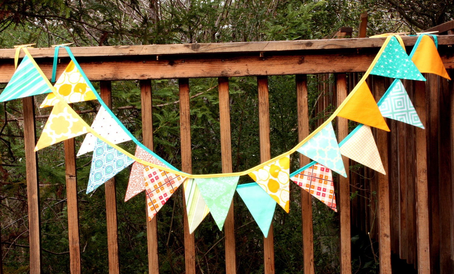 Pair of Fabric Bunting for Boys, Flag Pennant Party Banners, Bedroom Decor, Photo Props, Surprise Banners. Personalization Opt..
