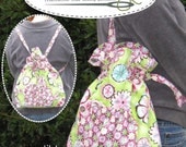 Sewing Pattern pdf - Convertible Backpack to Tote - great purse or dance bag - Instant Download