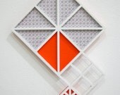 Dripping Kites - Neon Orange - Wall Hanging