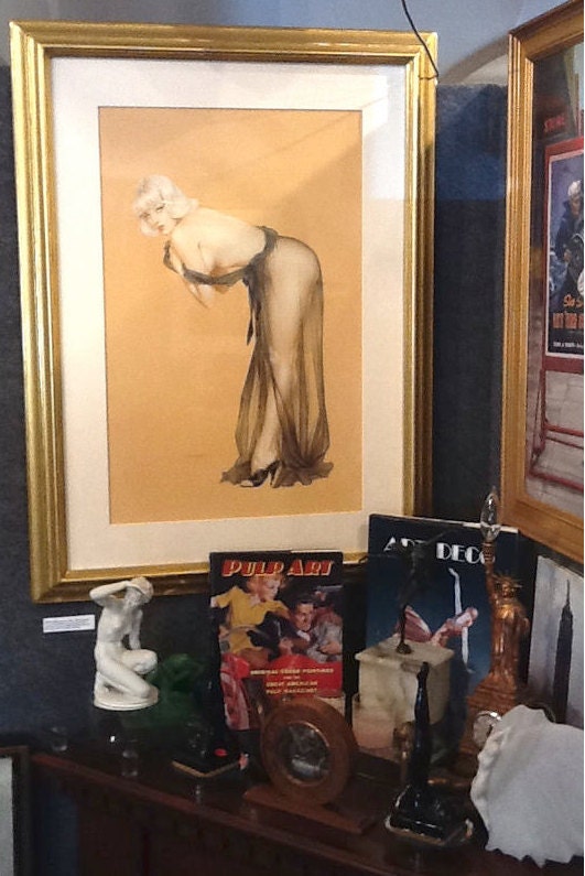 Sale  - ALBERTO VARGAS Pin-Up Original 1962 PLAYBOY Girl Pinup Calendar Illustration Painting Golden Age Of Pinups like Elvgren