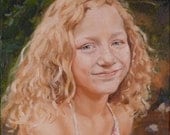 Oil Portrait on canvas 8x8" custom