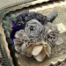 Fabric Flower Bouquet - Fabric Bouquet, Fabric Flower, Wedding, Bouquet - Bridal Bouquet