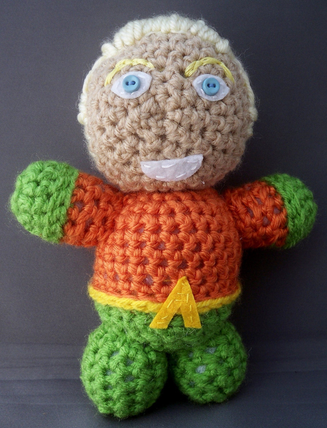 Aquaman Amigurumi Doll