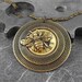 Golden Honey Bee Necklace - Timeless Beauty of the Bumblebee by COGnitive Creations