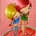 Sister Sew Me Up like Frankenstein-Tailor Me a Sweetheart -Pinkytoast Art Print 8x10