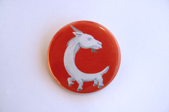Goat C, Pinback Button
