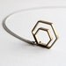 Minimalist Hexagon Necklace - Handmade Jewelry - Free Shipping in the US - Summer Fashion