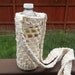 Crochet Water bottle carrie holder in ecru