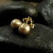 4mm Tiny Extra Small Solid 14k Gold Stud Earrings Yellow Gold Post Contemporary Gold Jewelry