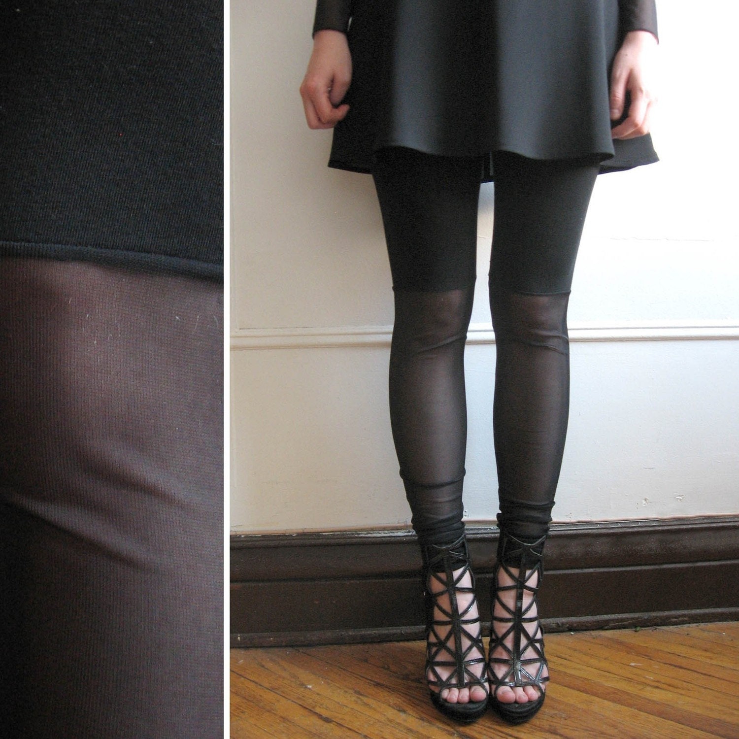 Faux Bike Short Leggings - S, M, L