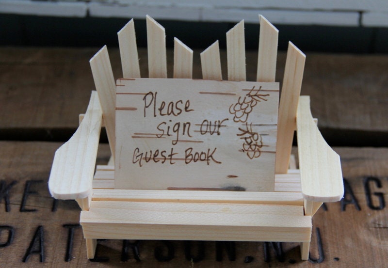 Please Sign Our Guest Book Adirondack & Beach Chair