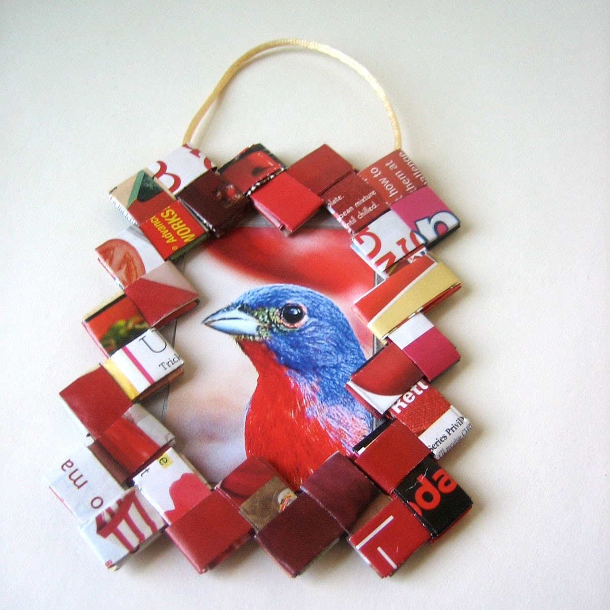 Eco Chic Paper Frame - Available in Blue, Green, Yellow, Pink, Red or Black & White