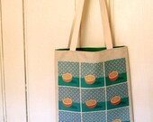 Organic Cotton & Hemp Tote Bag (orange)