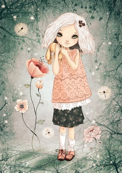 bonjour tristesse  - digital art Print