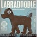 Labradoodle Records original graphic art on canvas 12 x 12 x 1.5 by by stephen fowler