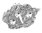 THREE WISHES Art Print
