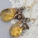 Honey Bee Earrings, Bee Earring , Bee Jewelry