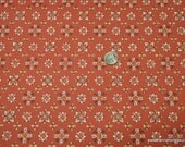 1940's Vintage Wallpaper red white and black geometric