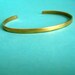 Plain Skinny Cuff Bracelet in aluminum, copper or brass