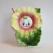 Vintage PY Anthropomorphic Wild Rose Wall Pocket