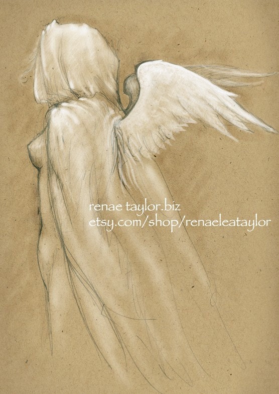 Angel in Hood by Renae Taylor ......8x10 matted print