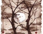 Dancing Trees.......Greeting Card by Renae Taylor