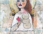 A princess waiting - Fine Art Print
