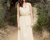 Strapless Bohemian Wedding Dress - The Lucy in the Sky Gown - Made to Order