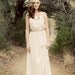 Strapless Bohemian Wedding Dress - The Lucy in the Sky Gown - Made to Order