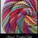 Boucle Rainbow - Soft  Merino Handspun Yarn - 98yd, 1oz, WPI 16, Sport Weight