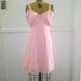 1970s Pink Full Slip Dress with Lace - NOS, new old stock, NEVER WORN with original tags - vintage size 36