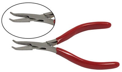 5" Bent Nose Mini Pliers