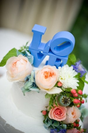 wedding cake topper perfect for philadelphia weddings - custom color