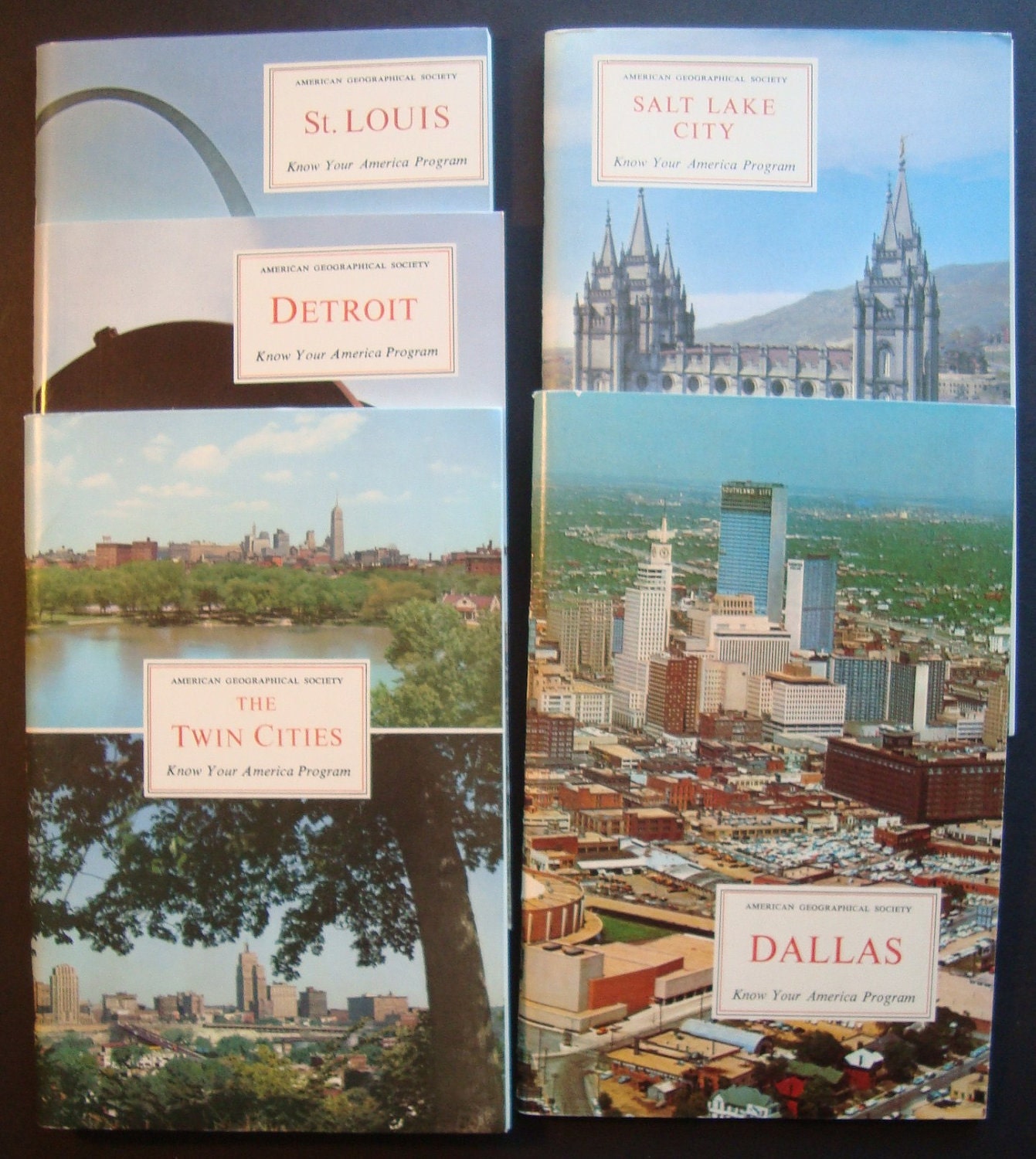 Pick Your City Booklet with 29 Unused Stickers American Georgaphical Society 1956 Number 64