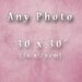 Any Fine Art Photography Print 30x30 (76x76cm)