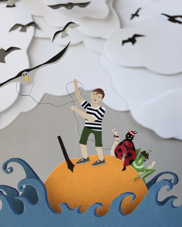 James & the Giant Peach - 8x10 print