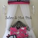 Personalized Bed Crown Canopy Curtains SALE Zebra Upholstered Princess FREE