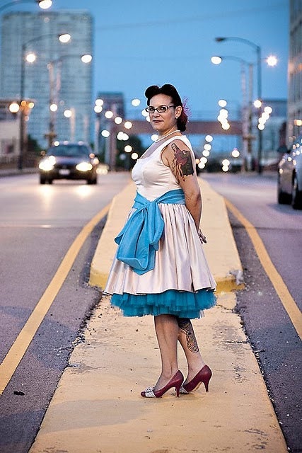 1950s Wedding Gown Low bustline and Obnoxious Bow