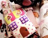 Sweet Cafe Cakes Pink Hearts Camera iphone case yellow pink version