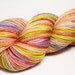 Baby Star--hand dyed sock weight yarn, merino, nylon and stellina, (438yds/100gr)