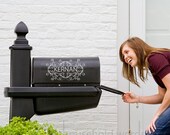Decal Monogram for Mailbox  Custom Family name : Wedding card gift box Decoration Hostess or housewarming Personalized Christmas Gifts