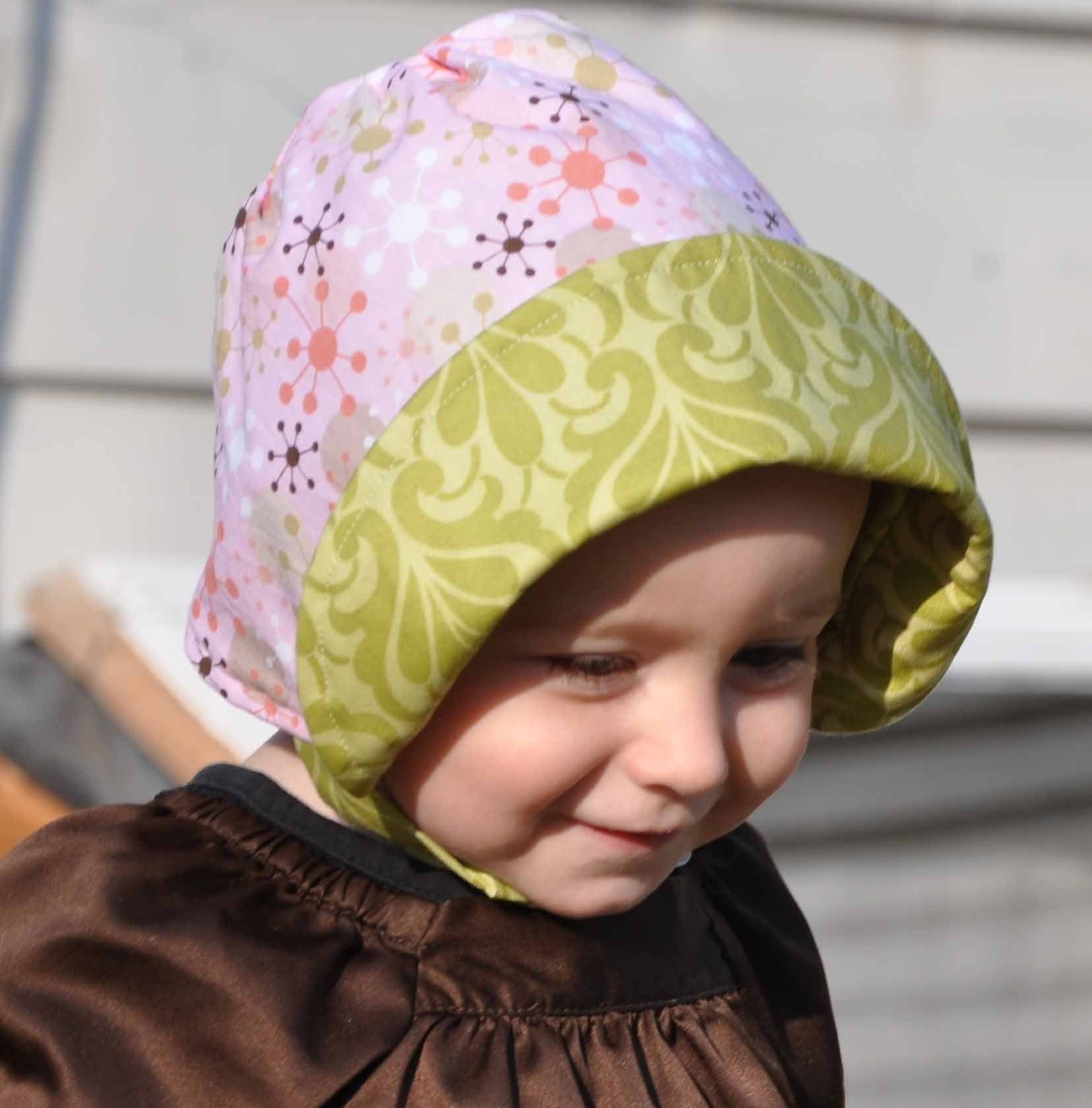 UB2 TUTTI FRUTTI a deliciously sweet sun hat exclusively by The Urban Baby Bonnet-- size large