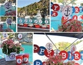 Deluxe Party Pack - Nautical Sailboat Theme