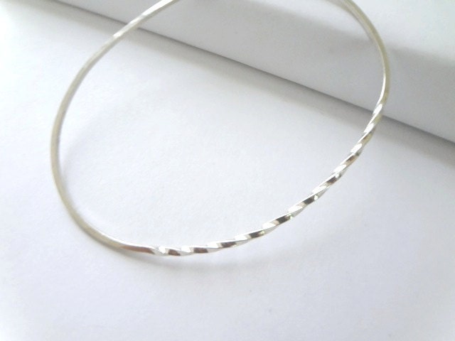 Bangle bracelet Silver bracelet Silver jewelry Mother's Day gifts for her