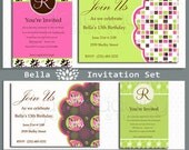 Instant Download--Bella Invitation Set