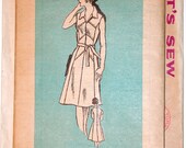 Vintage sewing pattern a line shift dress Mail Order Let's Sew 4605 - 33 bust