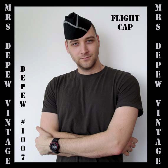 Vintage Sewing Pattern WWII Era Flight Cap Military Hat Printable Copy Pdf -INSTANT DOWNLOAD-