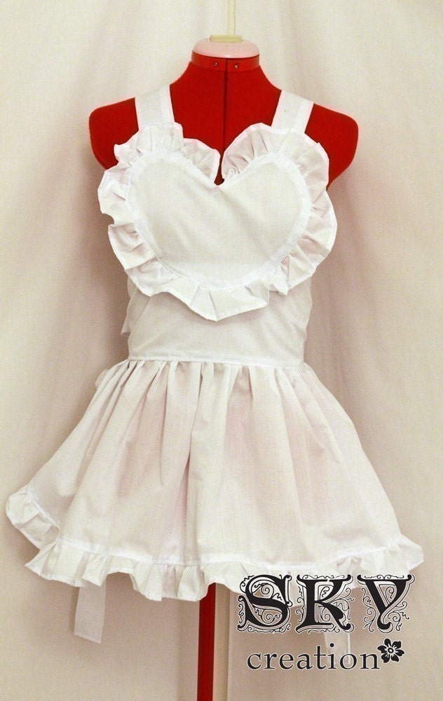 Heart Shaped Apron By Skycreation On Etsy