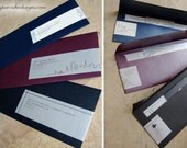 Guest and Return Address Wedding Envelope Label Wraps
