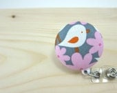 Cute Badge Reel - Retractable Badge Holder - Bird